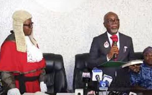 ucky Aiyedatiwa takes the oath of office as Governor of Ondo State