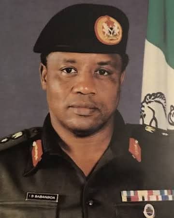 Cover of the 'Babangida Memoir,' titled 'A Journey In Service.'