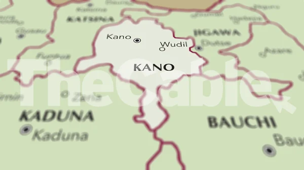 Scene of a major trailer accident, showing wreckage and emergency responders in Kano.