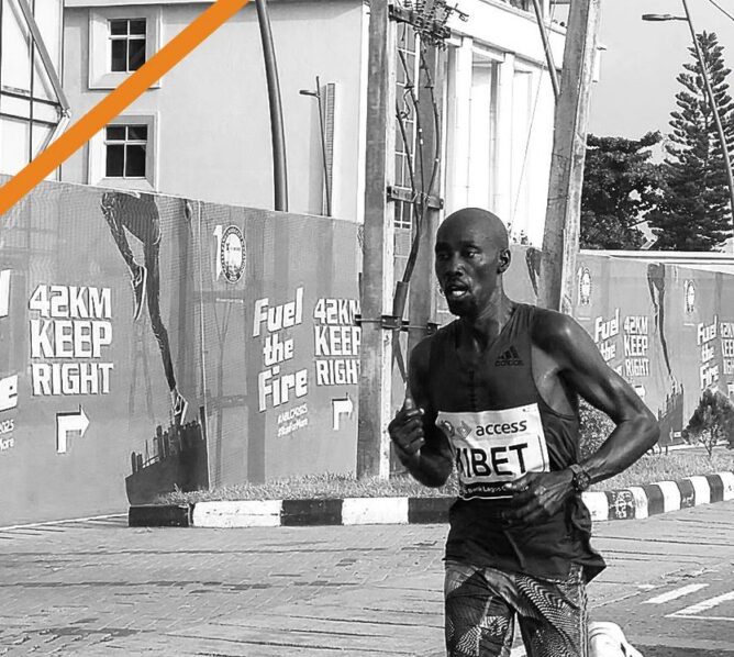 Runners at the 2025 Lagos City Marathon