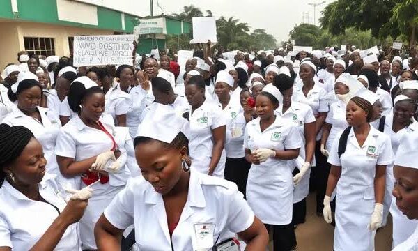 Anambra nurses protest poor pay & overcrowding, impacting patient care. Will their demands for better working conditions be met?