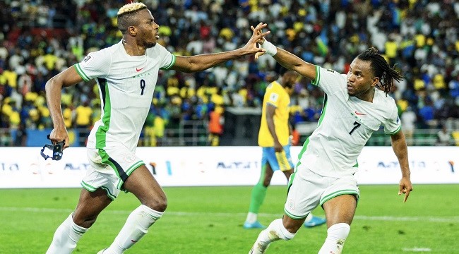 Victor Osimhen scored twice as Nigeria beat Rwanda 2-0, boosting their 2026 World Cup qualifying hopes. Nigeria sits fourth in Group C.
