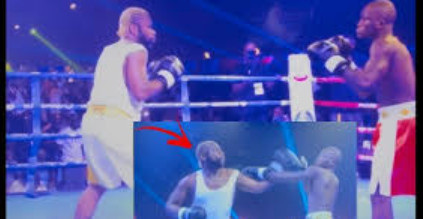 Portable defeats Speed Darlington in Lagos boxing after a first-round injury forces Darlington out. Read the details of the quick celebrity match