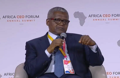 Aliko Dangote receives Time philanthropy honor. He is the only Nigerian on the TIME100 list for his foundation's work in Africa.