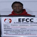 Adebisi Olalekan, an internet fraudster sentenced in Ilorin, gets 2 years jail. He forfeits N124m, Mercedes Benz, iPhone. EFCC secured conviction.