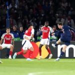 Arsenal's Champions League run ends. PSG wins semi-final second leg 2-1. Donnarumma shines for French side.