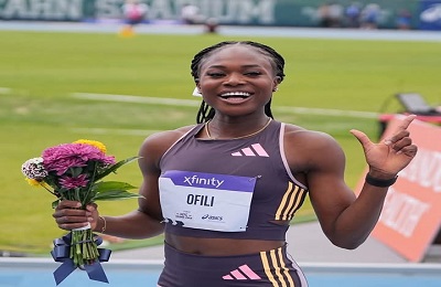 Nigeria's Favour Ofili set a new 150m world record at the Adidas Atlanta City Games. Tobi Amusan and Udodi Onwuzurike also performed.