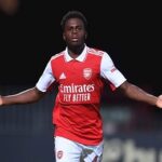 Nathan Butler-Oyedeji leaving Arsenal at season's end. The forward, an academy product, made his Champions League debut for the club.