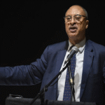 Professor Pat Utomi reports strong shadow government defence support. 500 lawyers may defend him against DSS lawsuit alleging unconstitutional acts.