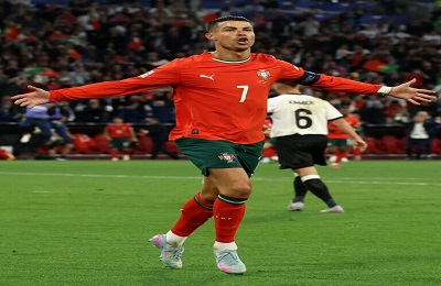 Portugal Nations League final spot secured after 2-1 comeback win over Germany. Ronaldo scores winner after Conceição, Wirtz goals. Read match details