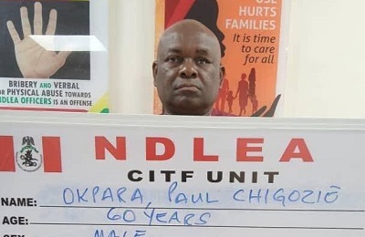 Seven-year manhunt ends as NDLEA arrests notorious drug trafficker Okpara Paul Chigozie, seizing cocaine and meth across Lagos and 9 states