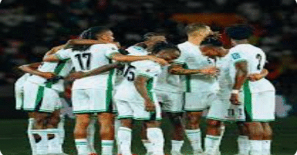 Victor Osimhen receives medical attention before being substituted during Nigeria vs Rwanda World Cup qualifier"