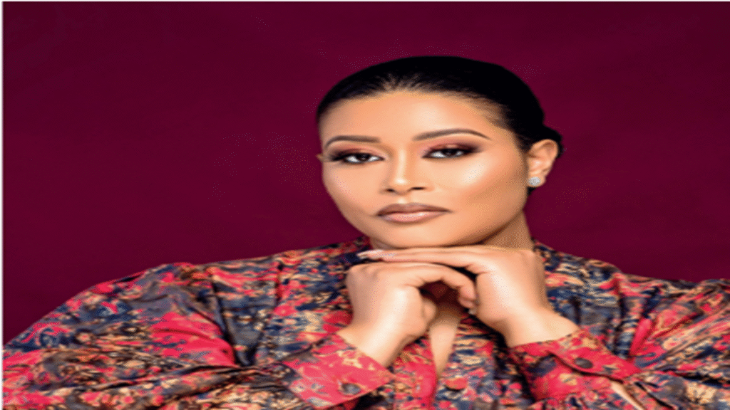 Nollywood actress Adunni Ade celebrating her legal victory in defamation lawsuit against Nigerian media platform over false dating allegations